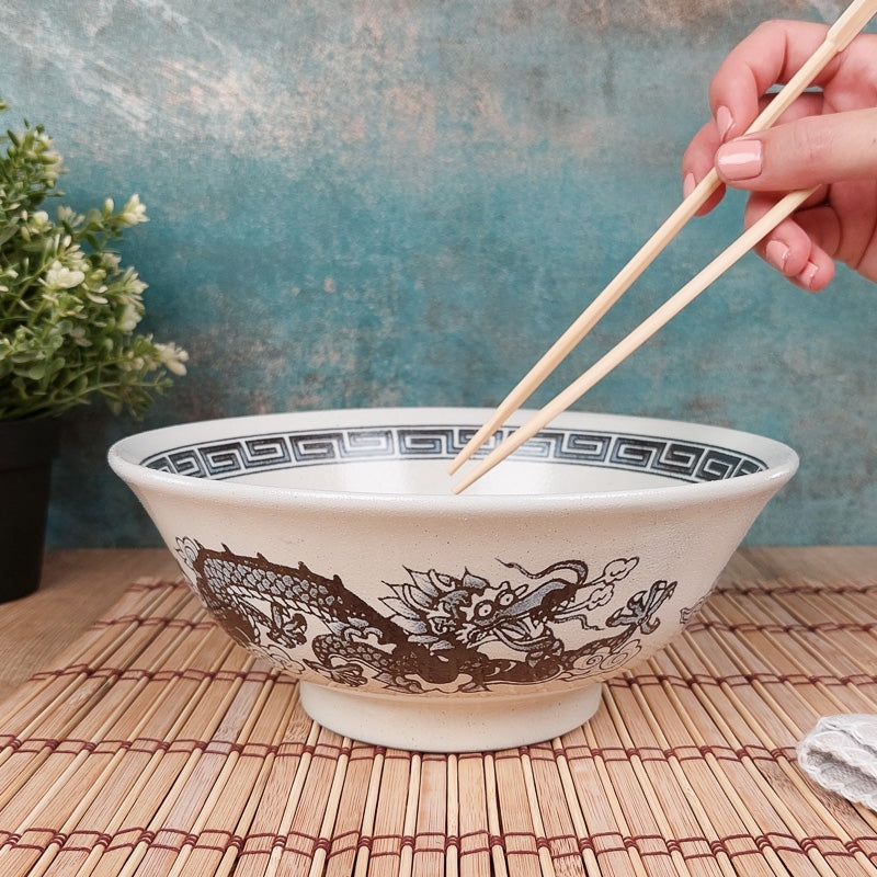 Cuenco Japonés para Ramen Blanco