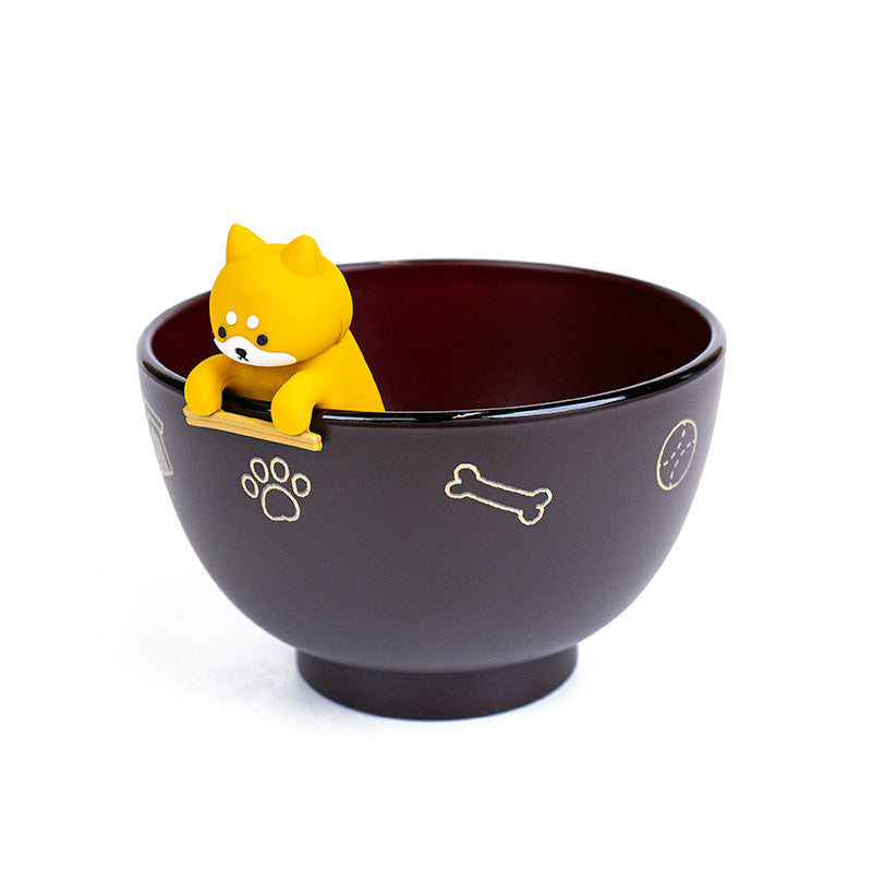 Cuenco para sopa y reposapalillos Shiba Inu