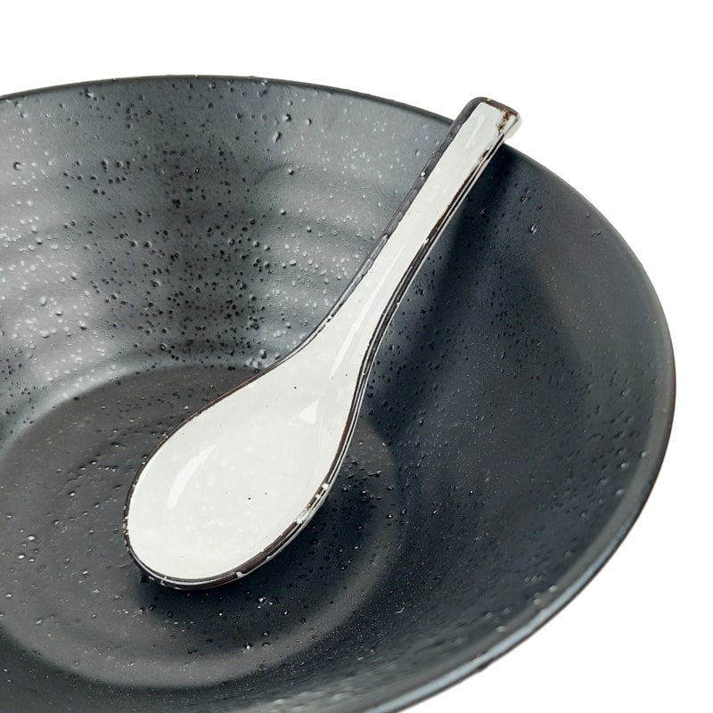 Cuchara Ramen de porcelana
