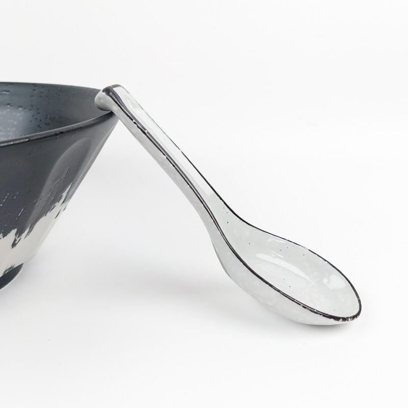 Cuchara Ramen de porcelana