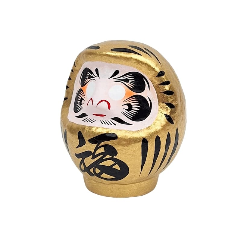 Daruma Dorado Japonés -de 9 a 15 cm
