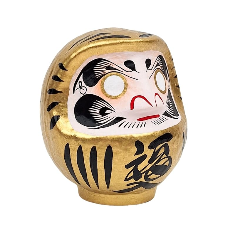 Daruma Dorado Japonés -de 9 a 15 cm
