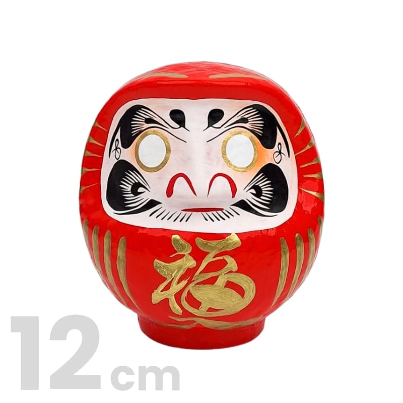 Daruma Japonais Rouge - 9 à 15 cm - 12 cm