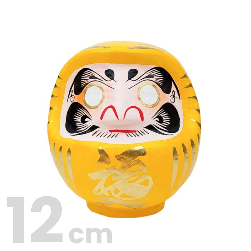 Daruma Japonés Amarillo 12 cm