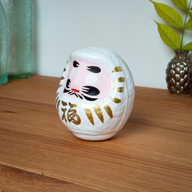 Daruma Japonés Blanco