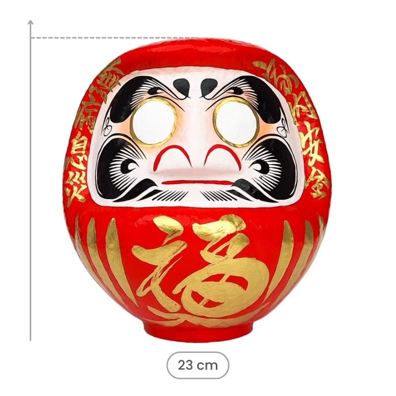 Daruma Rojo Grande - 23 cm