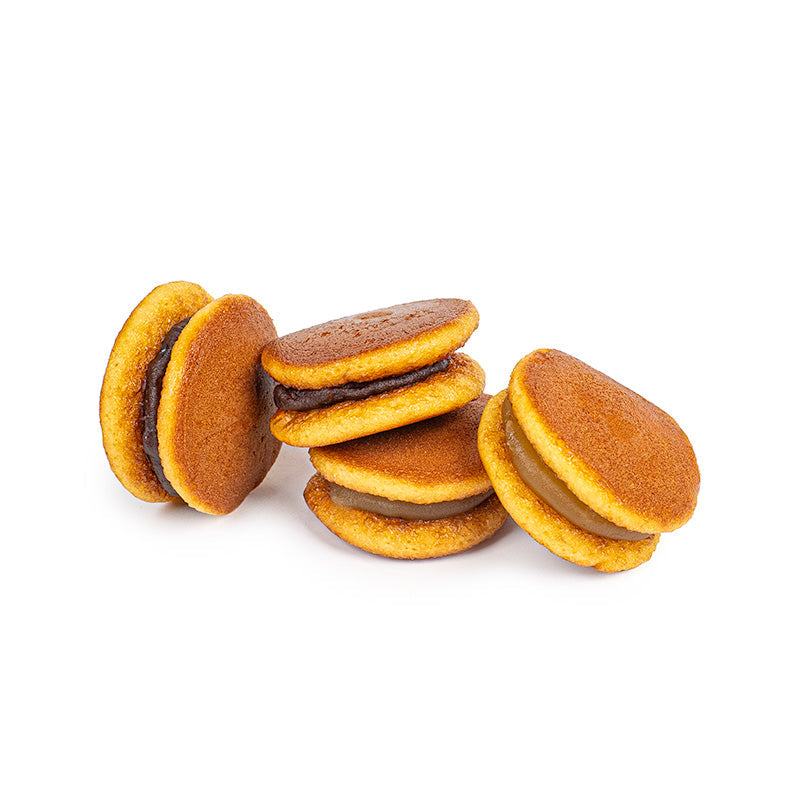 Dorayaki japonés sabor judía roja y castaña