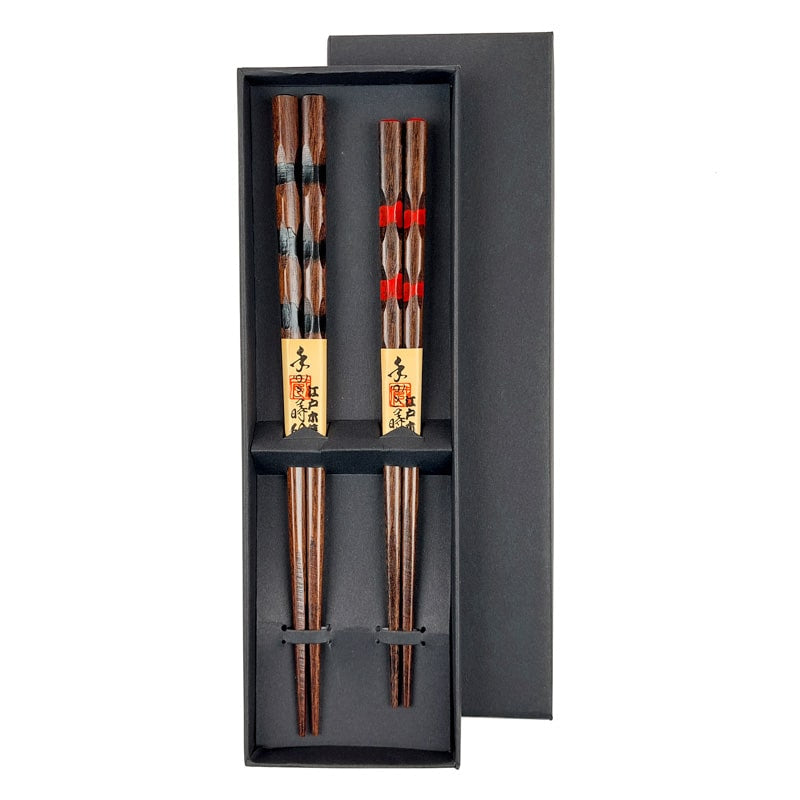 Duo Palillos japoneses de madera