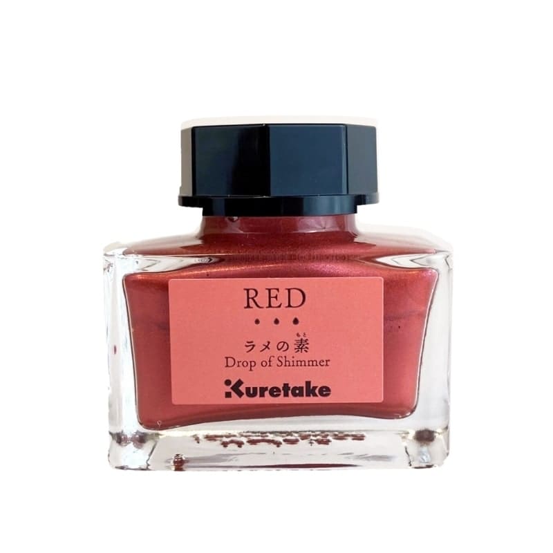 Tinta Drop of Shimmer de Kuretake - Rojo