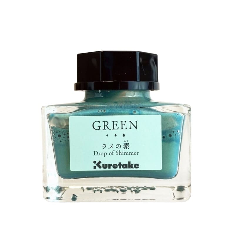 Tinta Drop of Shimmer de Kuretake - Verde