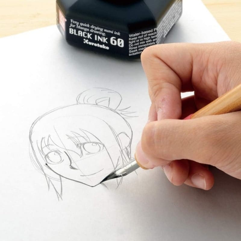 Tinta Negra Kuretake ZIG 60ml