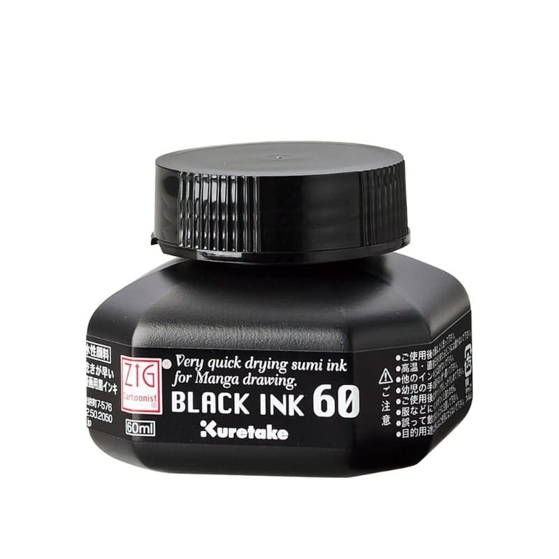 Tinta Negra Kuretake ZIG 60ml