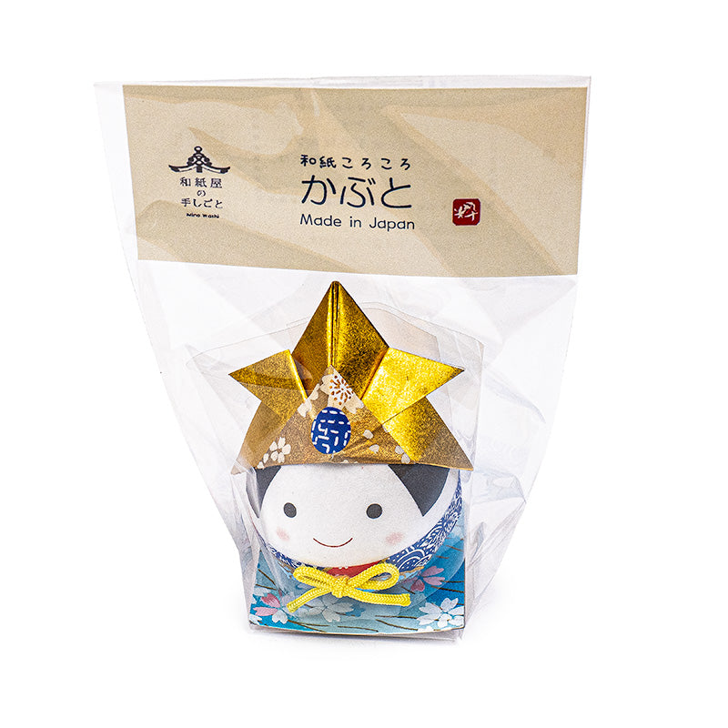 Figura Okiagari de Papel Washi - Kabuto