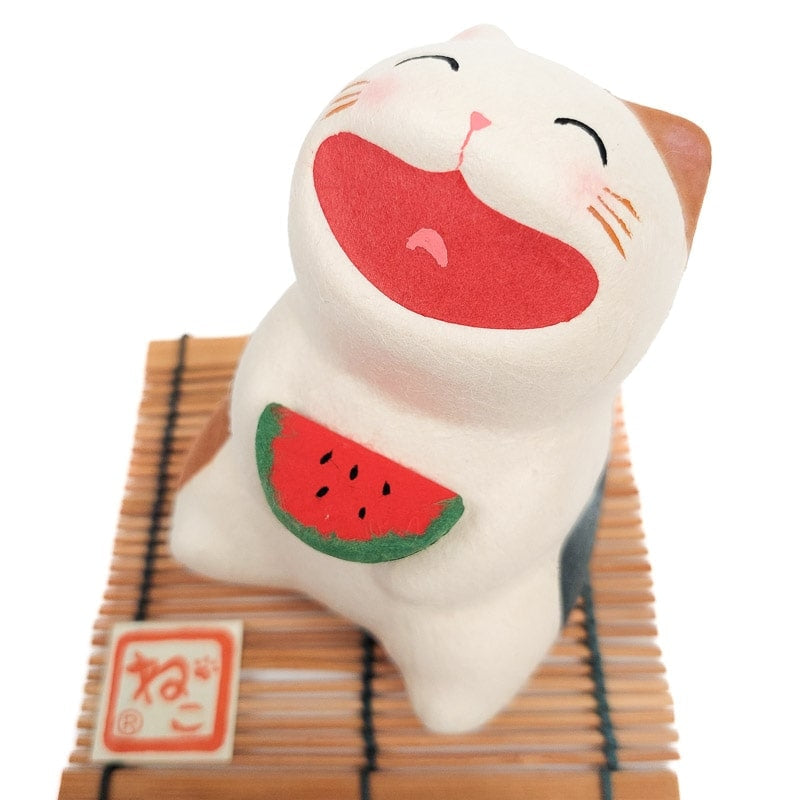 Figurita Japonesa Gato que Ríe