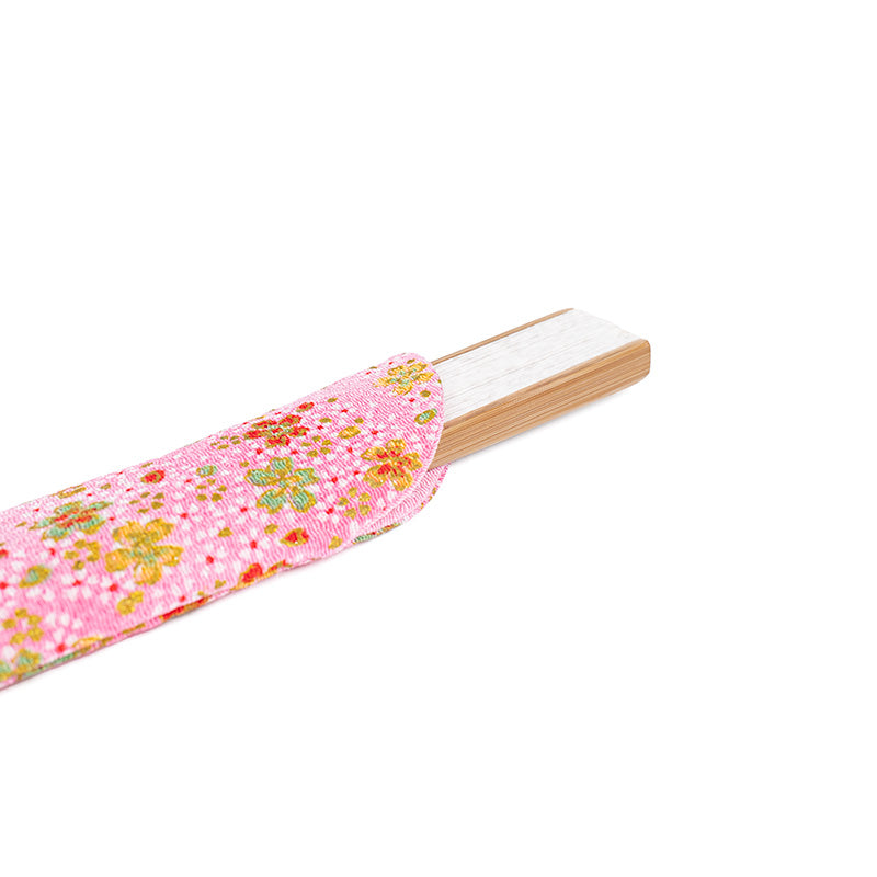 Funda Abanico Japonés Yuzen Rosa