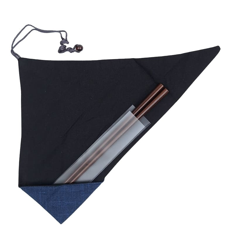 Funda Azul para Palillos Japoneses