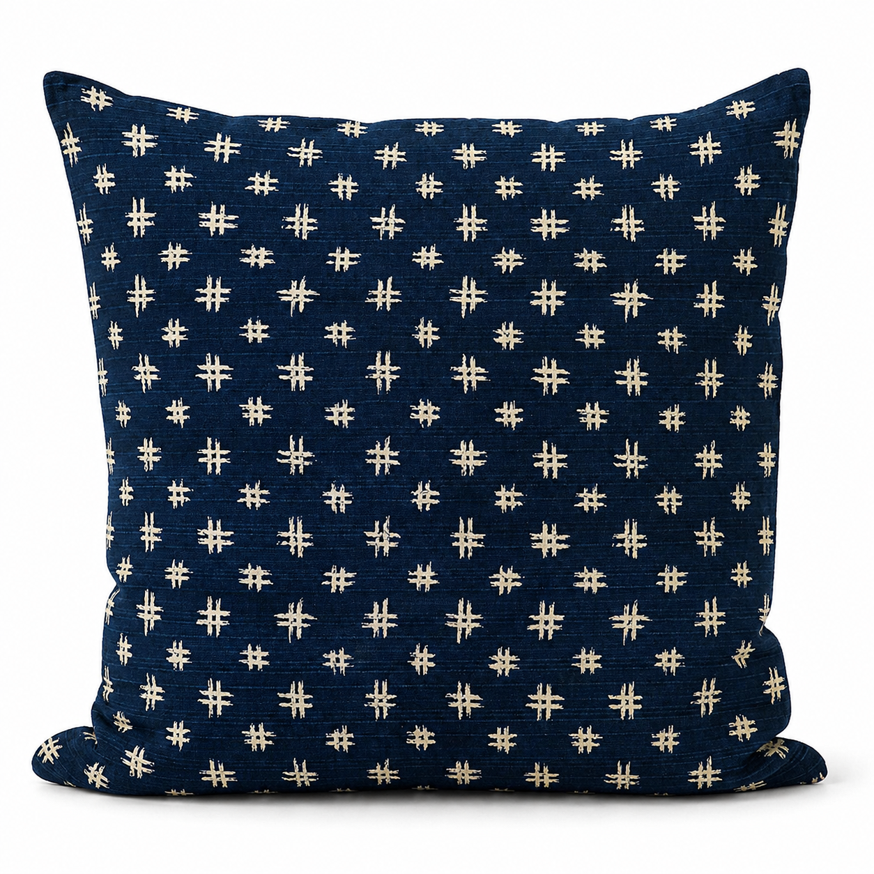 Funda de Cojín Japonesa Azul Igeta - 50x50 cm