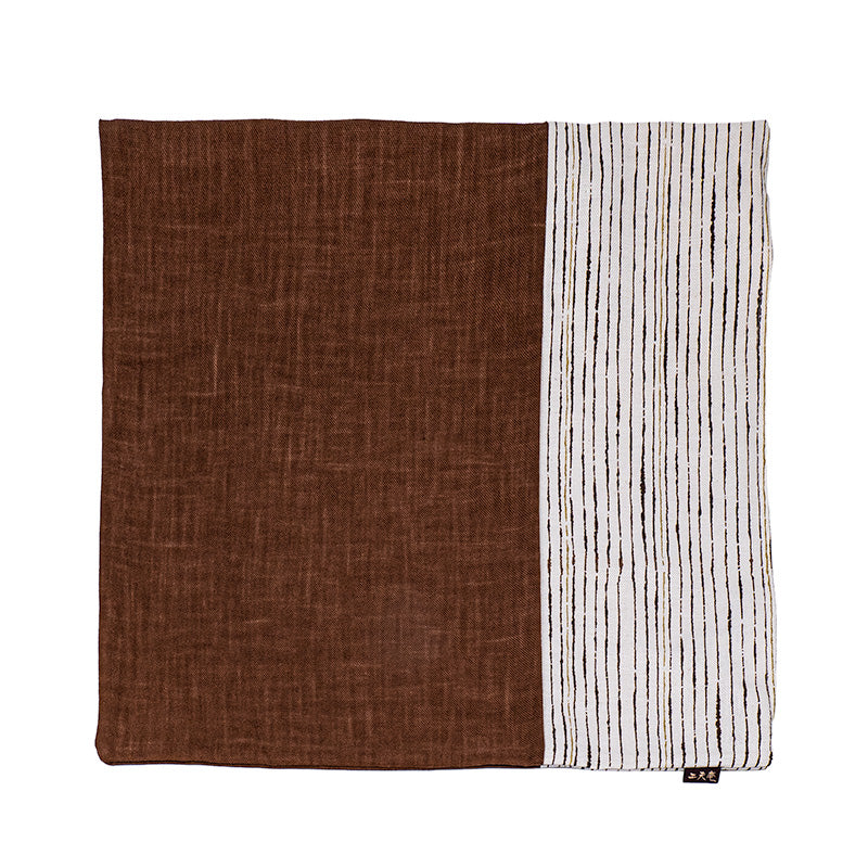 Funda de Cojín Japonesa Sensuji Café - 45x45 cm