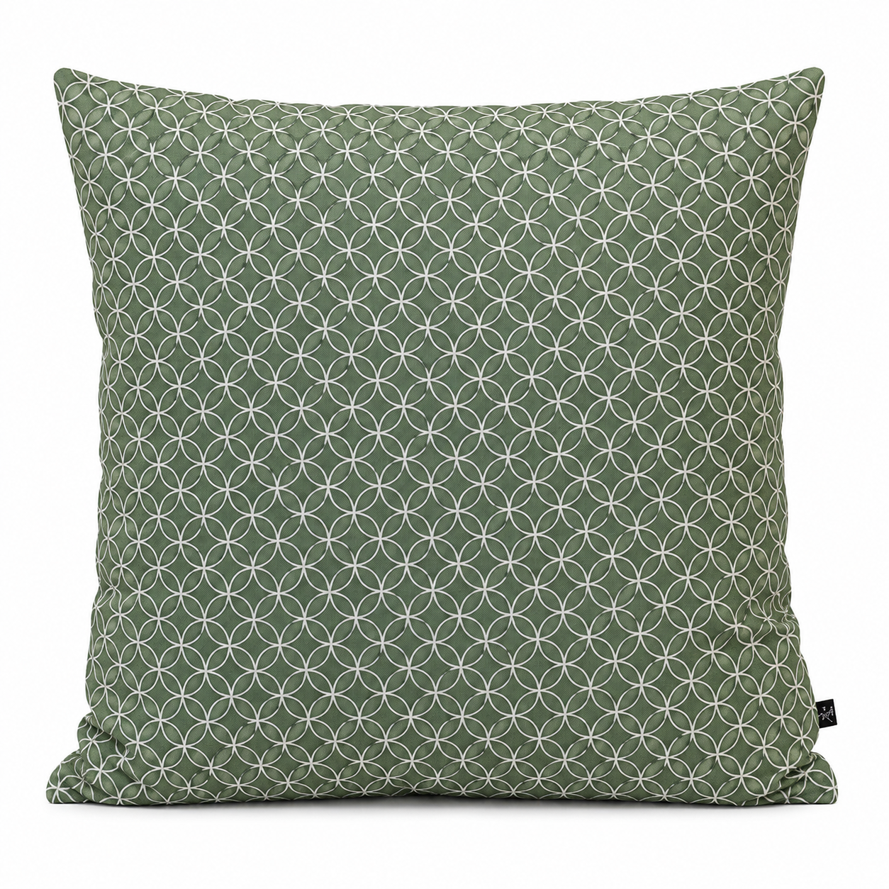 Funda de Cojín Japonesa Shippo Verde - 50x50 cm