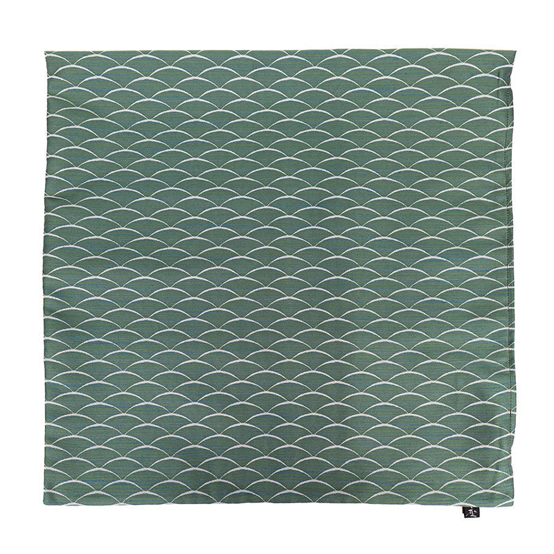 Funda de Cojín Japonesa Tsumugi Verde - 50x50 cm