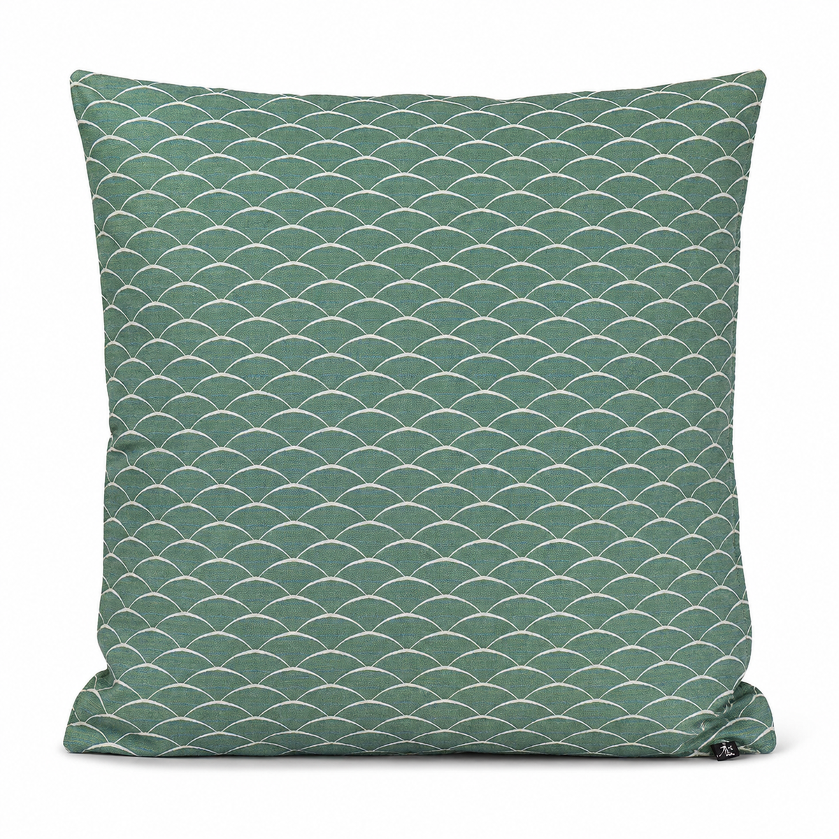 Funda de Cojín Japonesa Tsumugi Verde - 50x50 cm