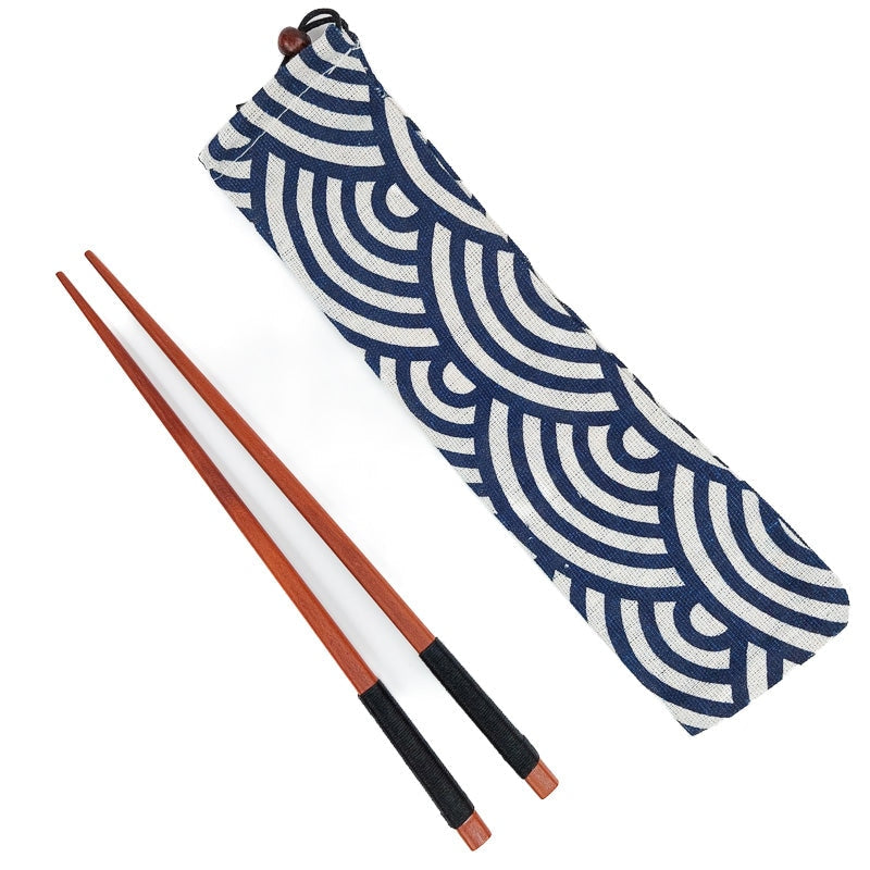 Funda para Palillos Japoneses Seigaiha