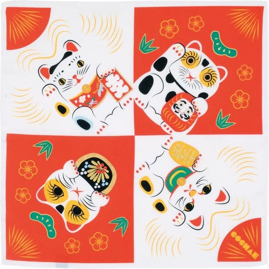 Furoshiki Gato Maneki Neko