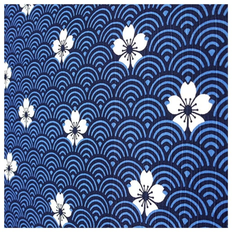 Furoshiki Japonés Diseño Seigaiha - 70x70 cm