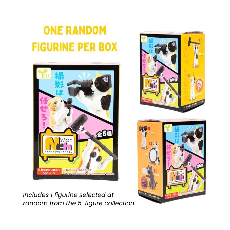 Gachapon Figurita - Equipo de Rodaje de Gatos
