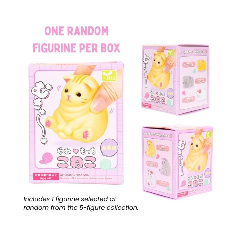 Gachapon Figurita - Gato Chubby Soft Vinyl
