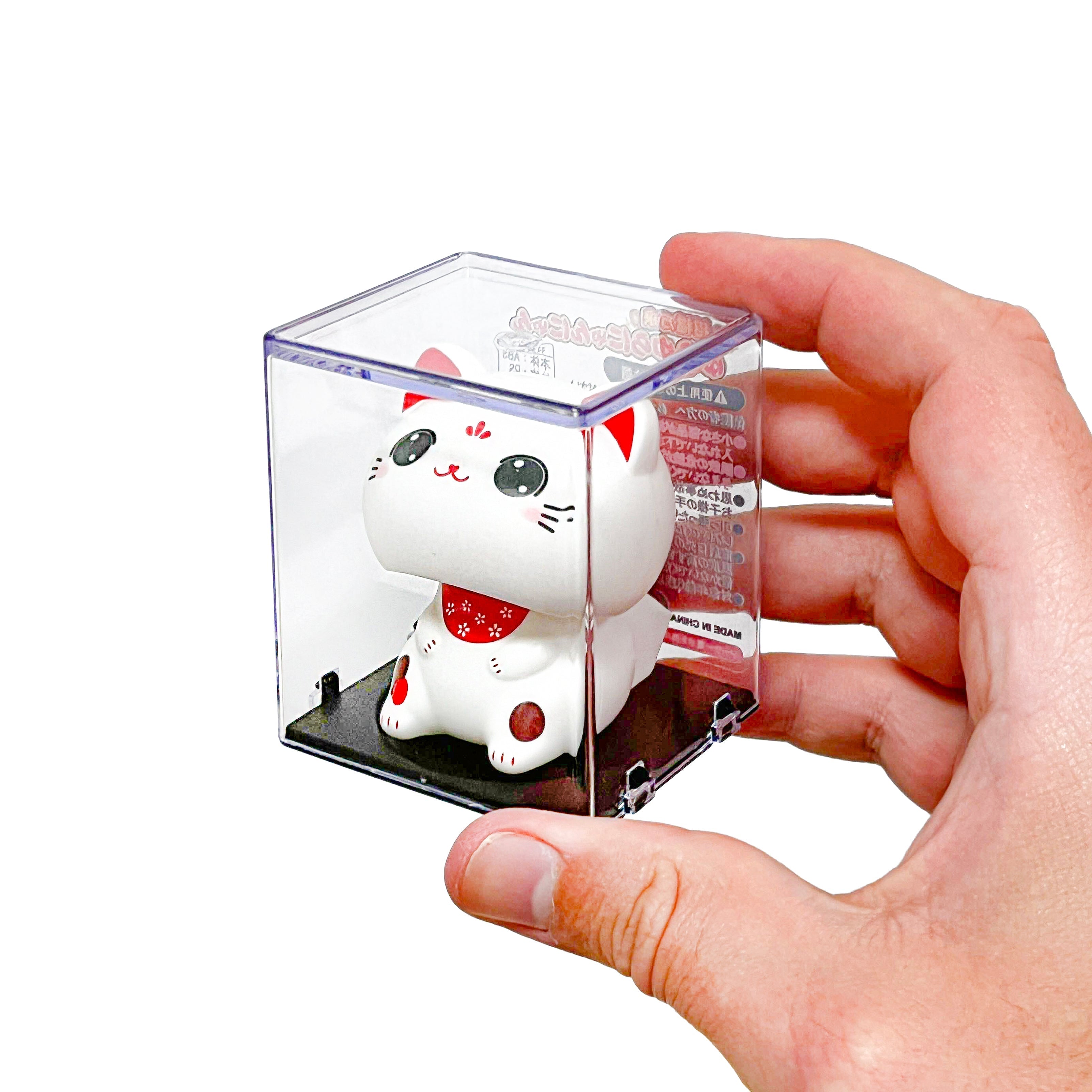Gato de la Suerte Solar Articulado - Kawaii