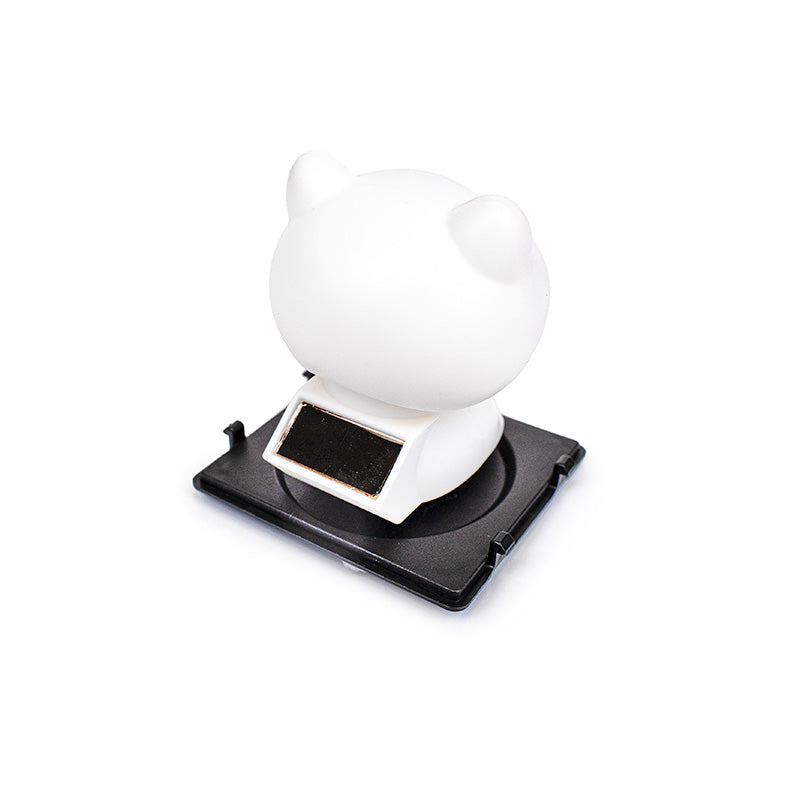 Gato de la Suerte Solar Articulado - Kawaii