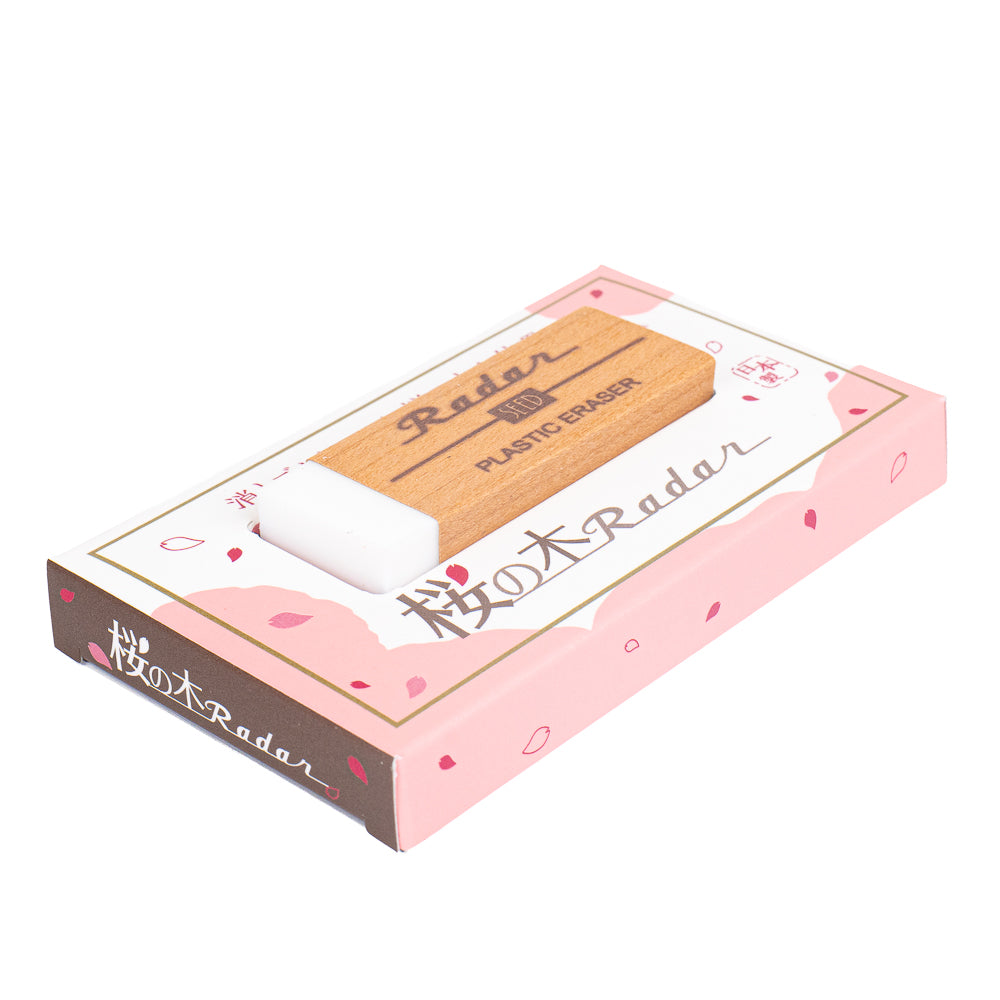 Goma de Borrar Japonesa Radar - Madera de Cerezo