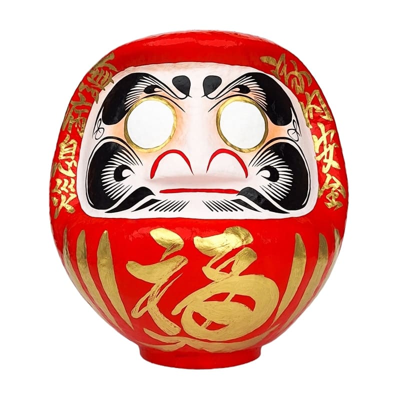 Grand Daruma Rouge - 23 cm