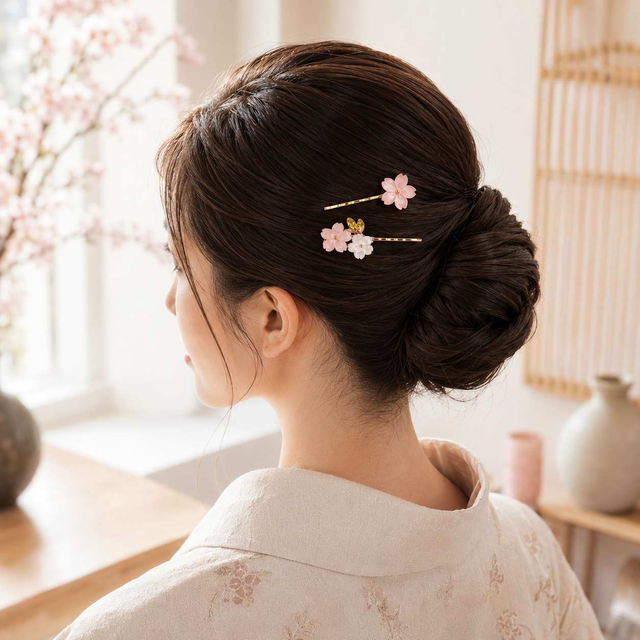 Horquillas japonesas para el pelo Hanami