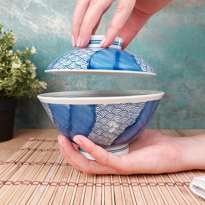 Bol Japonés Donburi Seigaiha