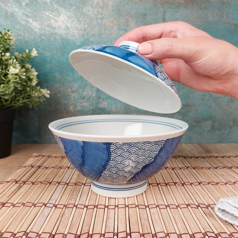 Bol Japonés Donburi Seigaiha