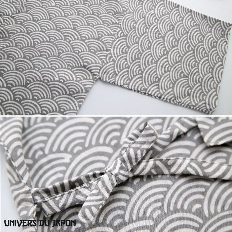 Jinbei Algodón Diseño Seigaiha