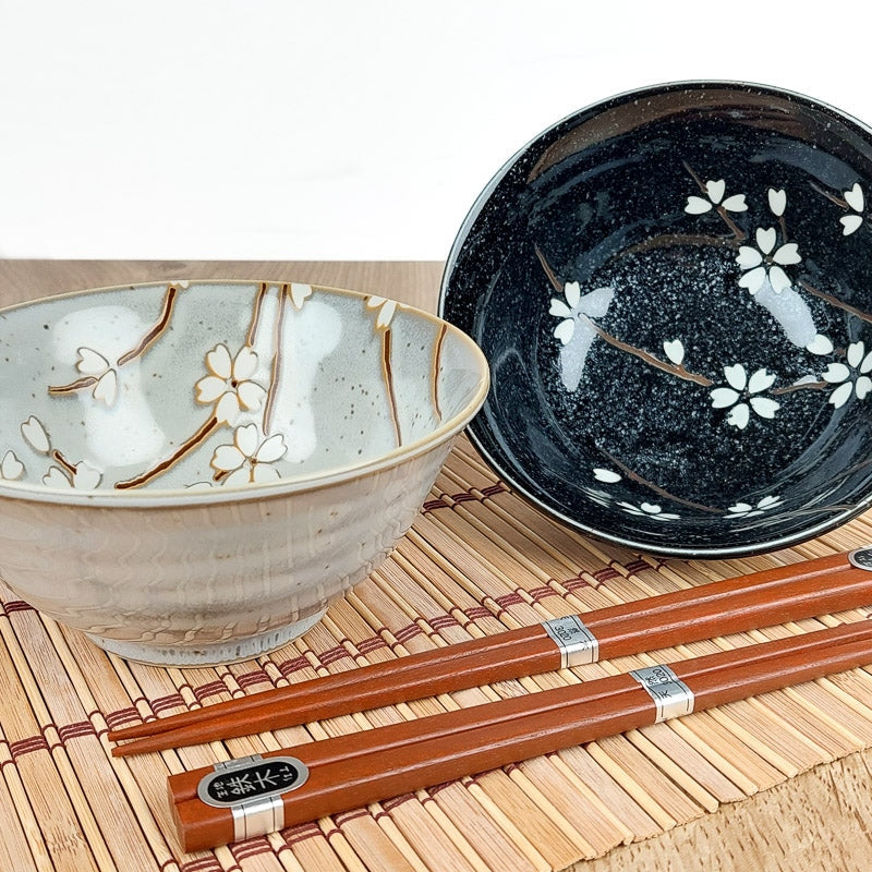 Juego 2 Cuencos Japoneses Flor de Cerezo
