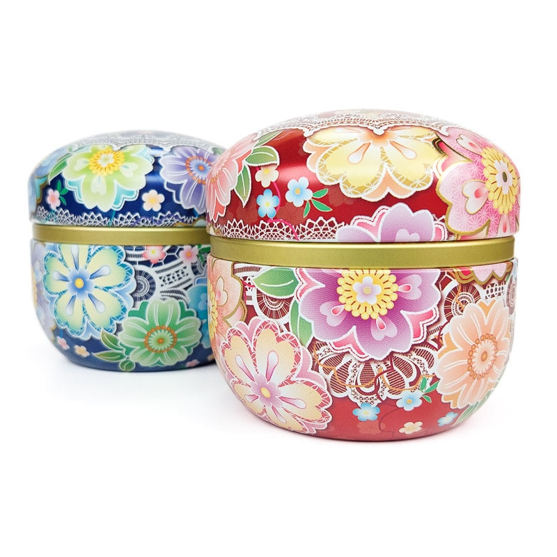 Juego 2 Latas de Té Flores