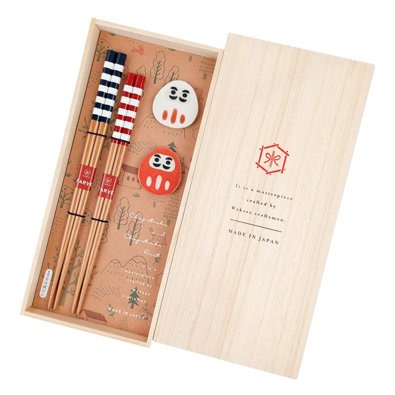 Juego de Palillos Japoneses Daruma