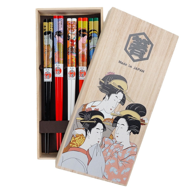 Juego de Palillos Japoneses Ukiyo-e