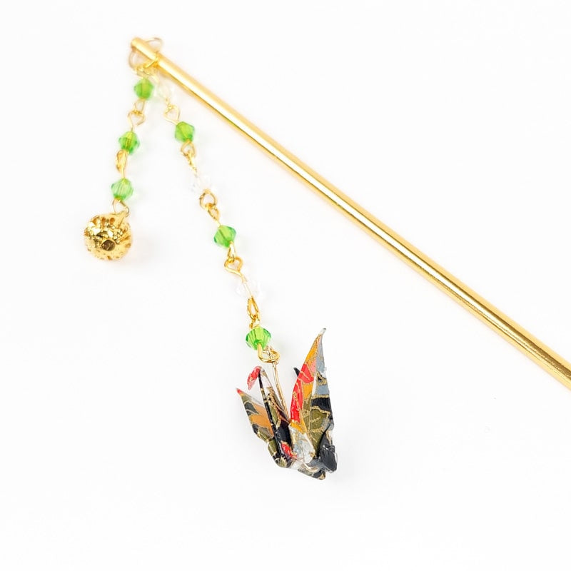 Origami Japonés Kanzashi Negro