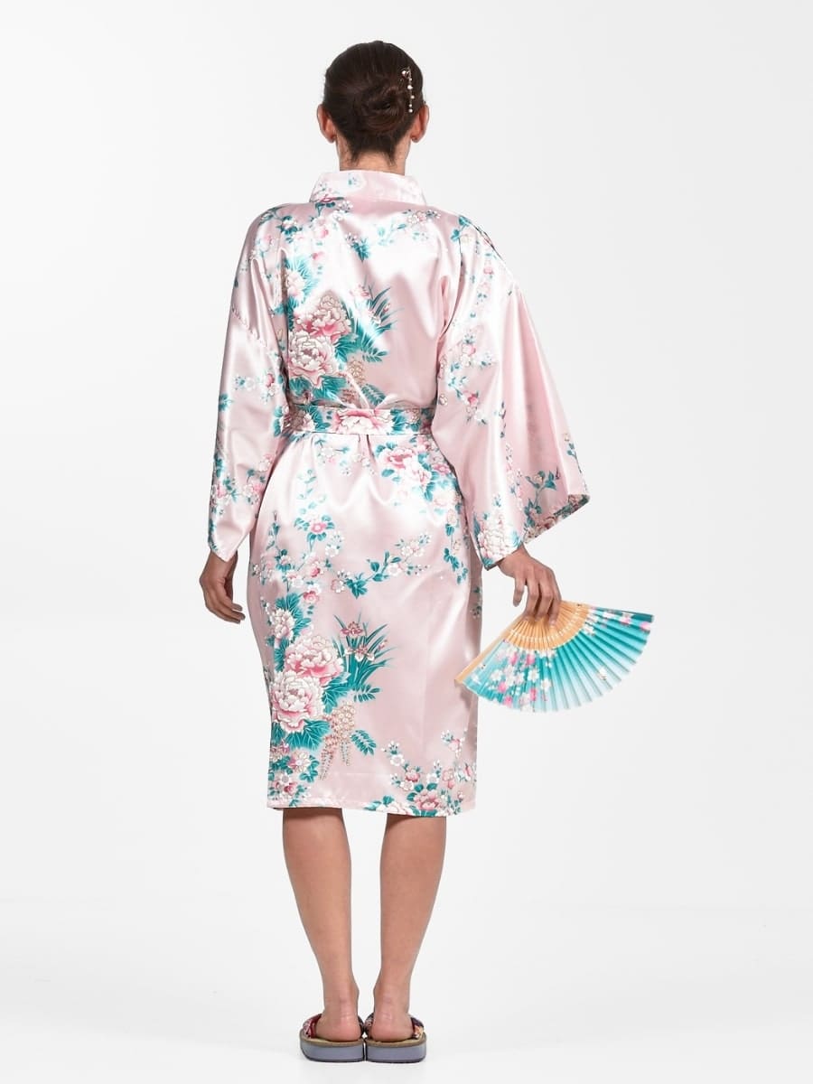 Kimono Happi Femme Pivoine & Iris - Taille unique