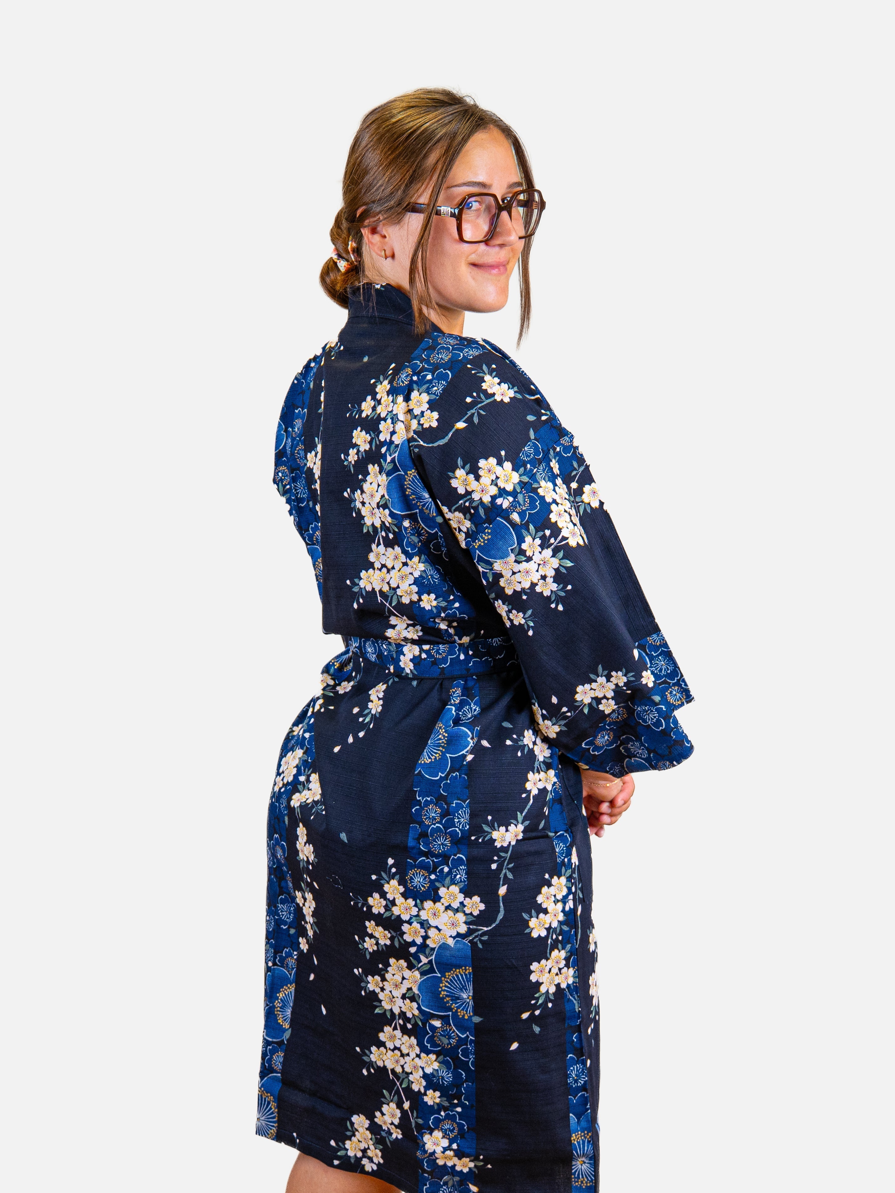 Kimono Happi Mujer – Sakura Azul