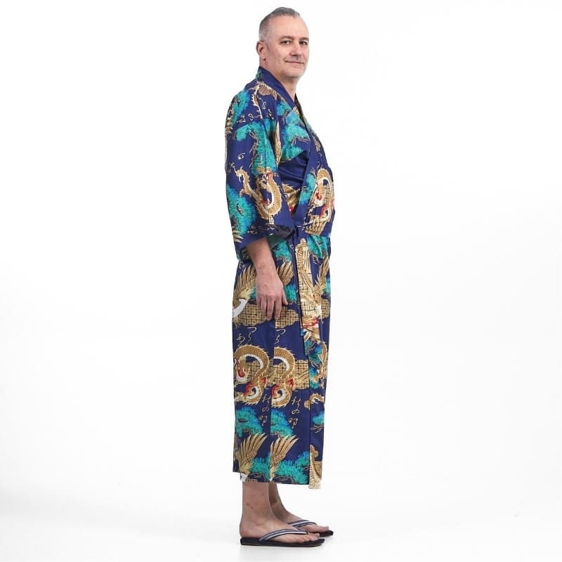 Kimono Homme Japonais Ryū to Washi - Taille unique