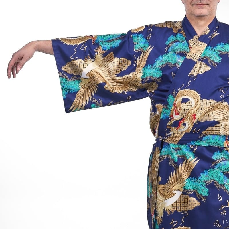 Kimono Homme Japonais Ryū to Washi - Taille unique