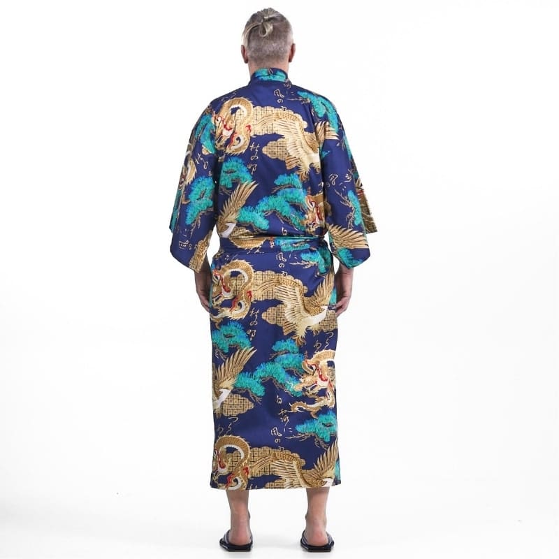 Kimono Homme Japonais Ryū to Washi - Taille unique