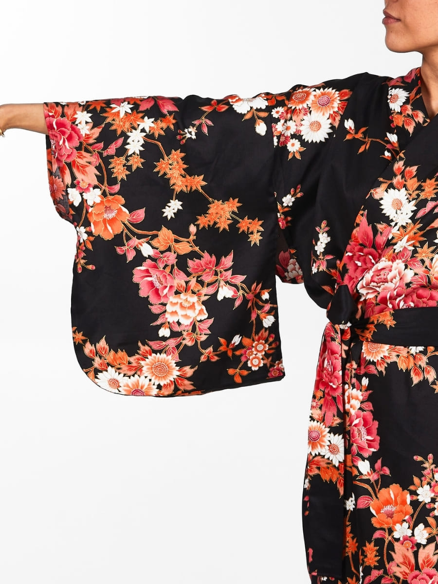 Kimono Japonés Sakura to Botan Mujer Talla única