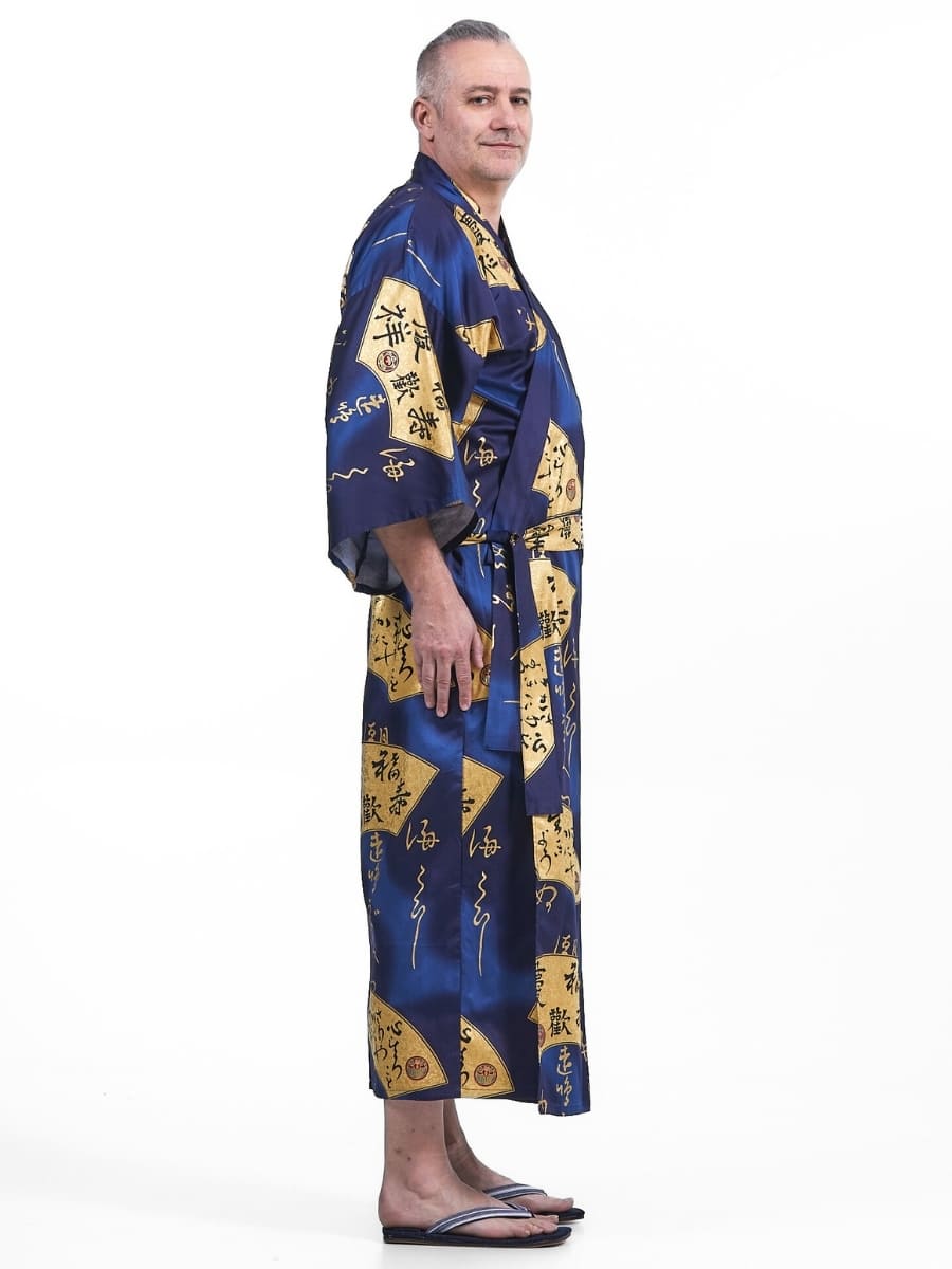 Kimono Japonés Sensu Gold Hombre Talla única
